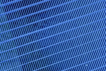 Ultra blue Steel ground lattice. Stainless steel texture, background for web site or mobile devices