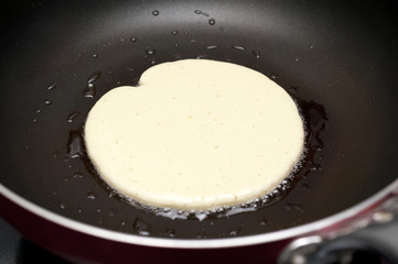 ホットケーキを作る