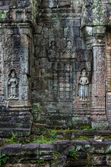 Tempelfiguren in Angkor Wat