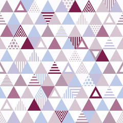 Seamless pattern triangle. 三角のパターン