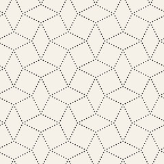 Vector seamless pattern. Modern stylish abstract texture. Repeating geometric tiles..