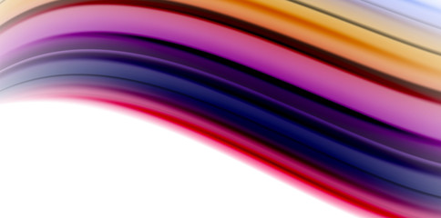 Gel jelly fluid flowing liquid rainbow style colours, wave abstract background, modern minimal colorful design