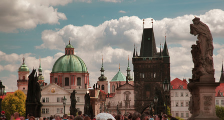 auf der Karlsbrücke