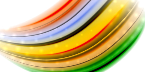 Abstract flowing motion wave, liquid colors mixing, vector abstract background