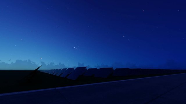 Sunrise Blue solar panels