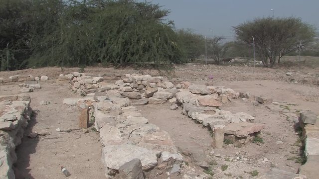 Close up of Umm an Nar tomb near Shamal in Ras Al Khaimah, one of the United Arabic Emirates.