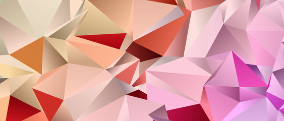 Obraz premium Abstract Low-Poly triangular modern background