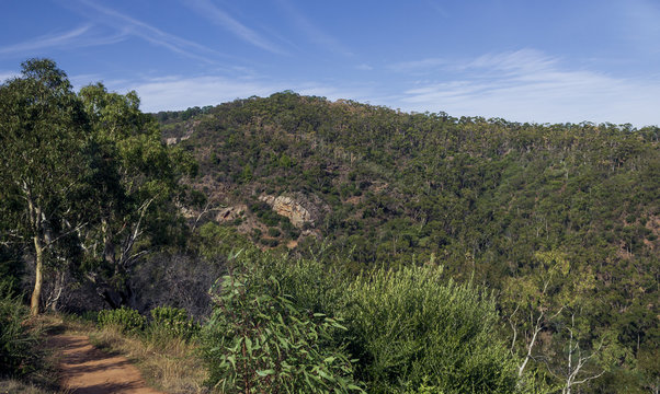 The top of the first falls hike at Morialta Falls