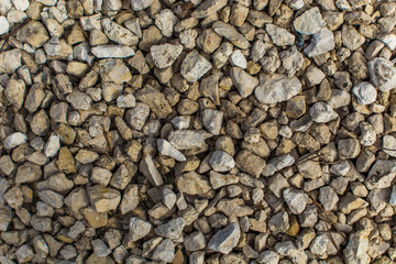 Grey stones as background or texture.