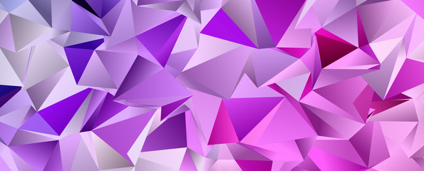 Abstract Low-Poly triangular modern background