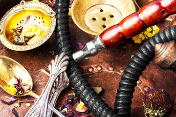 Obraz na płótnie Canvas Hookah flavor tea tobacco