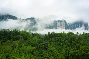 Mufu Grand canyon in Enshi Hubei China