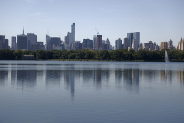 Obraz na płótnie Canvas New York, skyline from Central Park