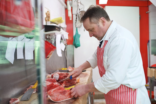 Portrait of a butcher 