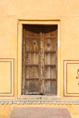 Wooden Entrance to Building