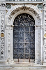 A High Dynamic Range image of a door in Venice Italy.