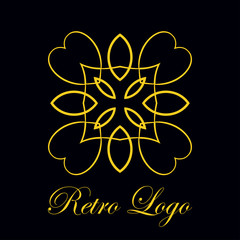 Vintage ornamental logo