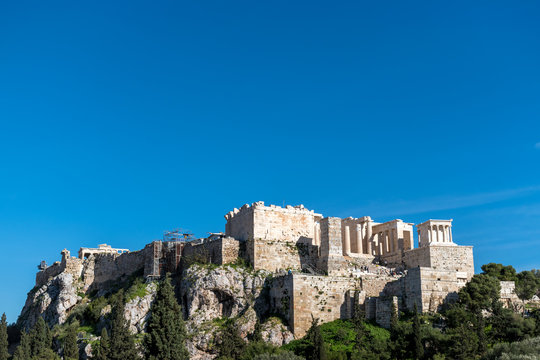View of the Acropolis of Athens. Greece.