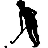 Woman Field hockey Player silhouette, Female Field hockey Player clipart, Girl sports vector, Girls Svg, png, eps,   jpg