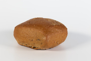 Brötchen isoliert vor weißem Hintergrund