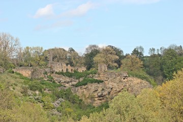 Die Klosterruine Ober-Werbe
