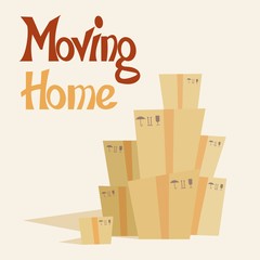 cartons for packing, moving