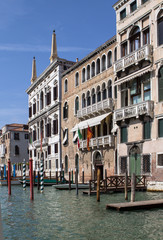 Palaces along the Grand Canal, Venice, Italy