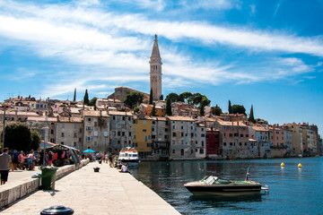 Blick auf die Altstadt von Rovinj