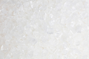 White granulated sugar as a background
