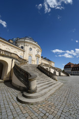 Gerlingen/Stuttgart, Baden-Württemberg, Deutschland- April 30, 2018 : Ein Blick auf Schloss...