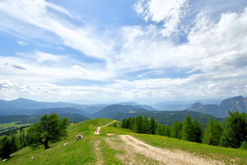 Fototapeta na wymiar Berge Gebirge Himmel Hochgebirge