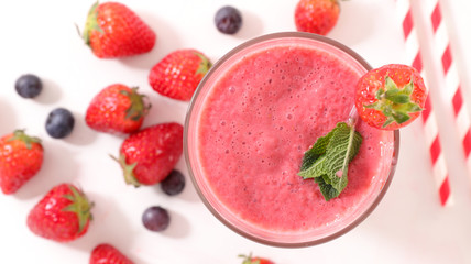 smoothie fruit or milkshake