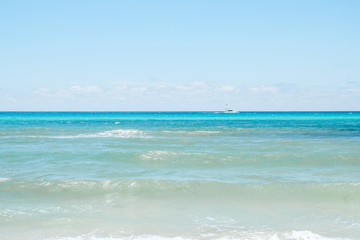 Oceanfront Beach on Sunny Day