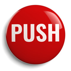Push Button Round 3D Icon