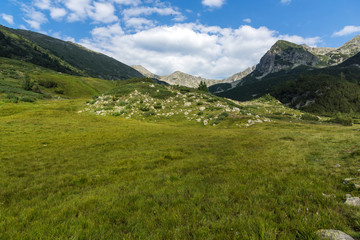 Amazing Landscape of Yalovarnika  peaks and Begovitsa River Valley, Pirin Mountain, Bulgaria