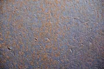 Stahlplatte korrodiert