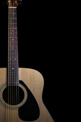 Acoustic guitar with metal strings