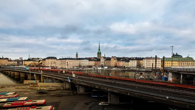 4K Timelapse of Stockholm Day 03 Sweden Scandinavia