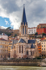 Obraz premium Lyon. Church of St. George.