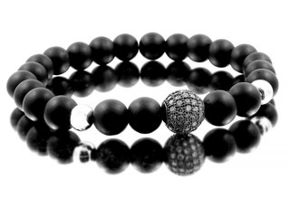 Jewelry Bracelet for Men - Lava Balls Bijouterie