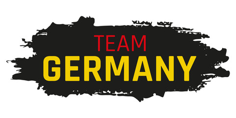 Grunge Button "Team Germany"