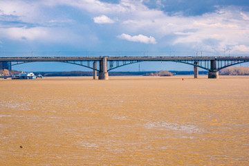 Old bridge over the yellow river