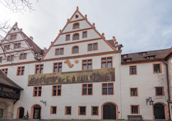 Fototapeta premium Schloss Ratibor Roth, Innenhof