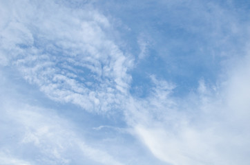 Clouds and sky.