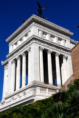 National Monument to Victor Emmanuel II, located in Rome, Italy