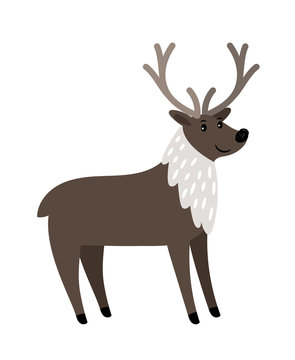 Reindeer cartoon animal icon