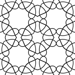 Retro ornamental seamless pattern. Vintage template for design