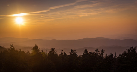 Fototapeta na wymiar Panoramic sunset 2