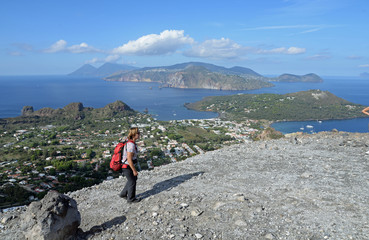 Aufstieg zum Krater auf Vulcano © Fotolyse