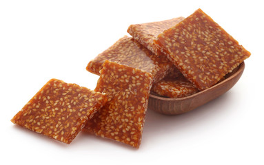 Sesame caramel candy
